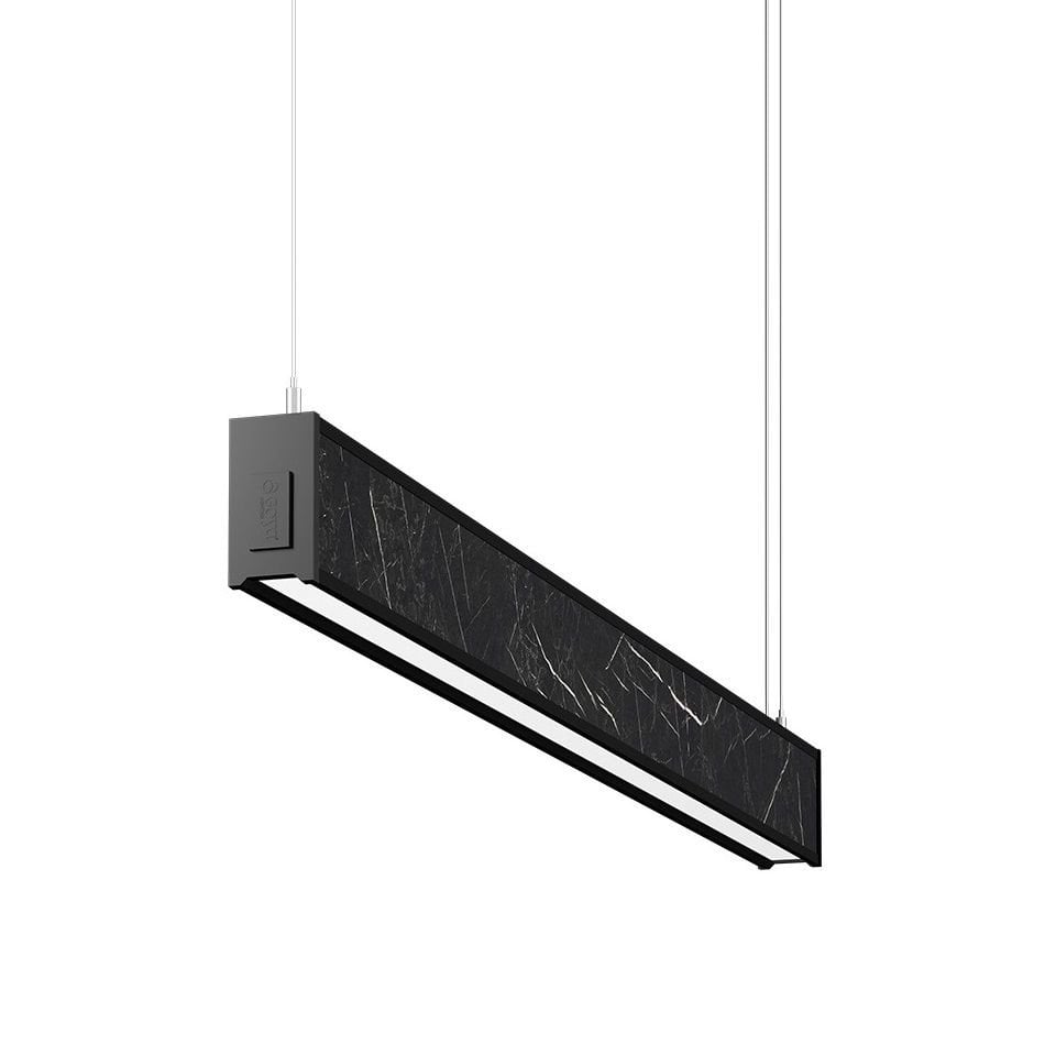 GOYA GY 8046-60 18 Watt 60 cm Siyah Mermer Desenli Lineer Sarkıt Armatür