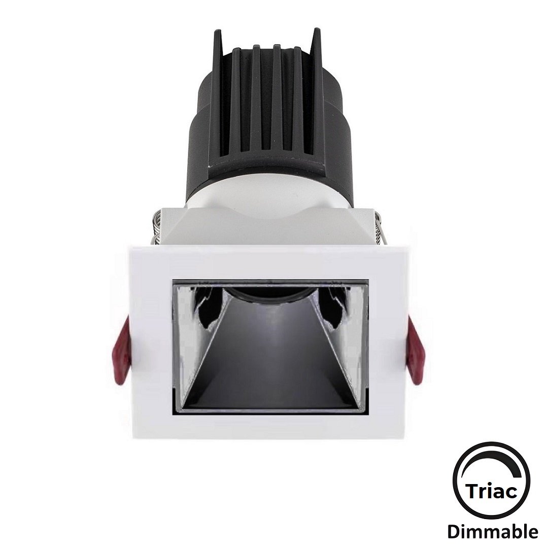 MOLLED MOL4154M Triac Dimli 12 Watt Beyaz-Platin Sıva Altı LED Spot (SAMSUNG/OSRAM/PHILIPS LED & EAGLERISE/PHILIPS/LIFUD Driver)