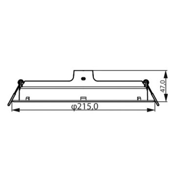 PHILIPS 23.5 Watt Sıva Altı Yuvarlak LED Panel - Gün Işığı (3000K)