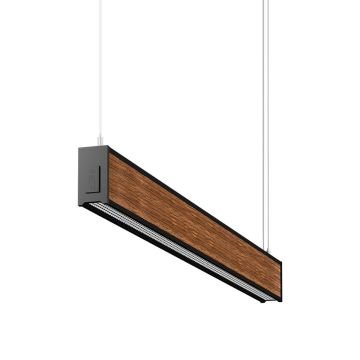 GOYA GY 8046-60 18 Watt 60 cm Ahşap (Ceviz) Desenli Lineer Sarkıt Armatür