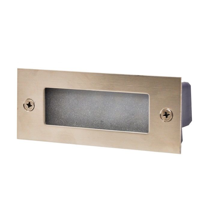 MOLLED MOL9005 3 Watt Saten Sıva Altı Dikdörtgen LED Merdiven Armatürü (Metal)