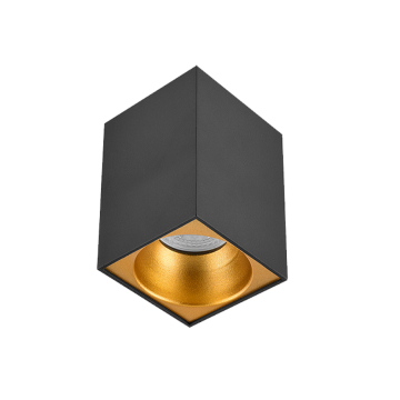 6x6x8 cm Siyah-Bakır Sıva Üstü Spot