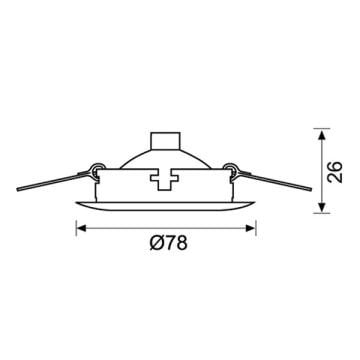 JUPITER JH509 SN Saten Sıva Altı Yuvarlak Spot Kasası - Metal