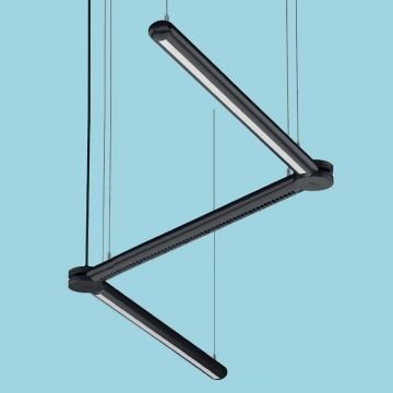 GOYA GY 8070-94 Siyah/Beyaz Kasa 26 Watt 94 cm Lineer Sarkıt Avize