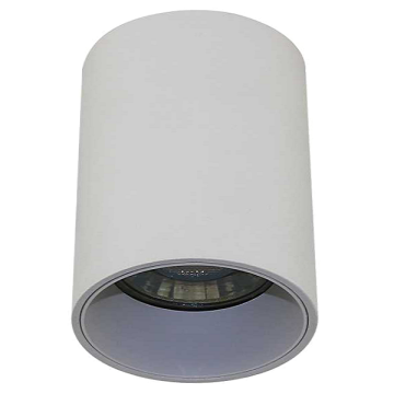 10x14 cm Beyaz Sıva Üstü Silindir Spot