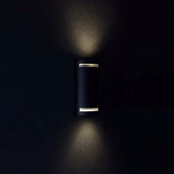 CATA CT-7062 İBİZA Siyah Çift Yönlü Dış Mekan Aplik (Alüminyum)