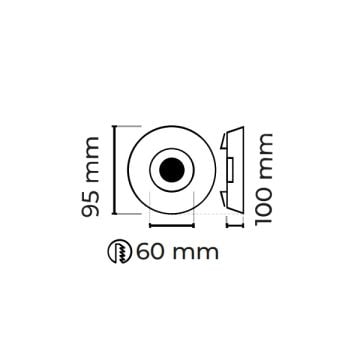 MOLLED MOL579 Kristal LED Cam Spot