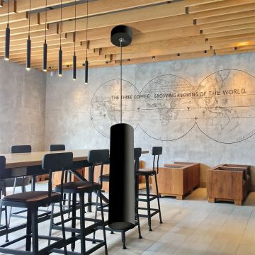 Braytron SBH04-00401 6x25 cm Siyah Boru Sarkıt Avize - GU10 Duylu