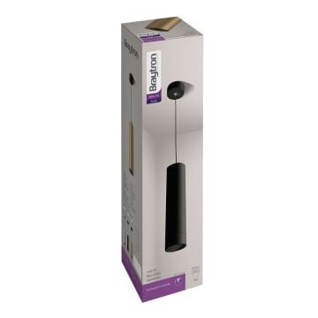 Braytron SBH04-00401 6x25 cm Siyah Boru Sarkıt Avize - GU10 Duylu