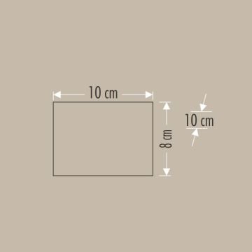 CATA CT-5215 DOMİNİKA 5 Watt Siyah Çift Yönlü Dış Mekan LED Aplik - Gün Işığı (3200K)