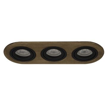 goldX ZE809-PE 12 Watt Prinç Eskitme Sıva Altı Üçlü Oval LED Spot (SAMSUNG LED & EAGLERISE Driver)