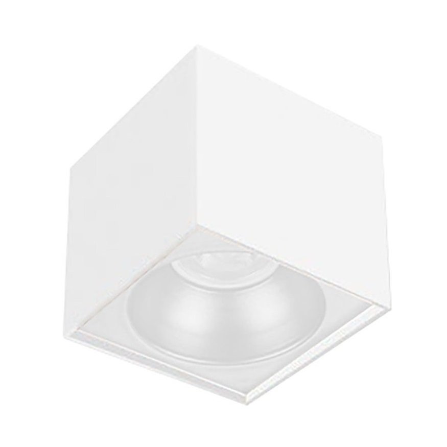 inoled 9254-03 10x10x10 cm Beyaz Sıva Üstü Spot Kasası - GU10 Duylu - Metal