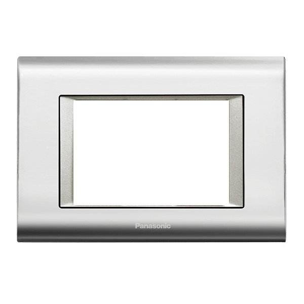 VİKO Sistema WVTF1843-5CM Tekli 3M Çerçeve [Chrome Mat - Metalik Beyaz]