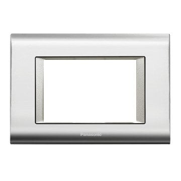 VİKO Sistema WVTF1843-5CM Tekli 3M Çerçeve [Chrome Mat - Metalik Beyaz]