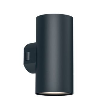 Braytron BG38-02582 2x9 Watt Gri Kasa Çift Yönlü Dış Mekan LED Aplik - 3 Işık Renkli (Beyaz + Ilık Beyaz + Gün Işığı)