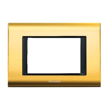 VİKO Sistema WVTF1843-5GS Tekli 3M Çerçeve [Gold - Siyah]