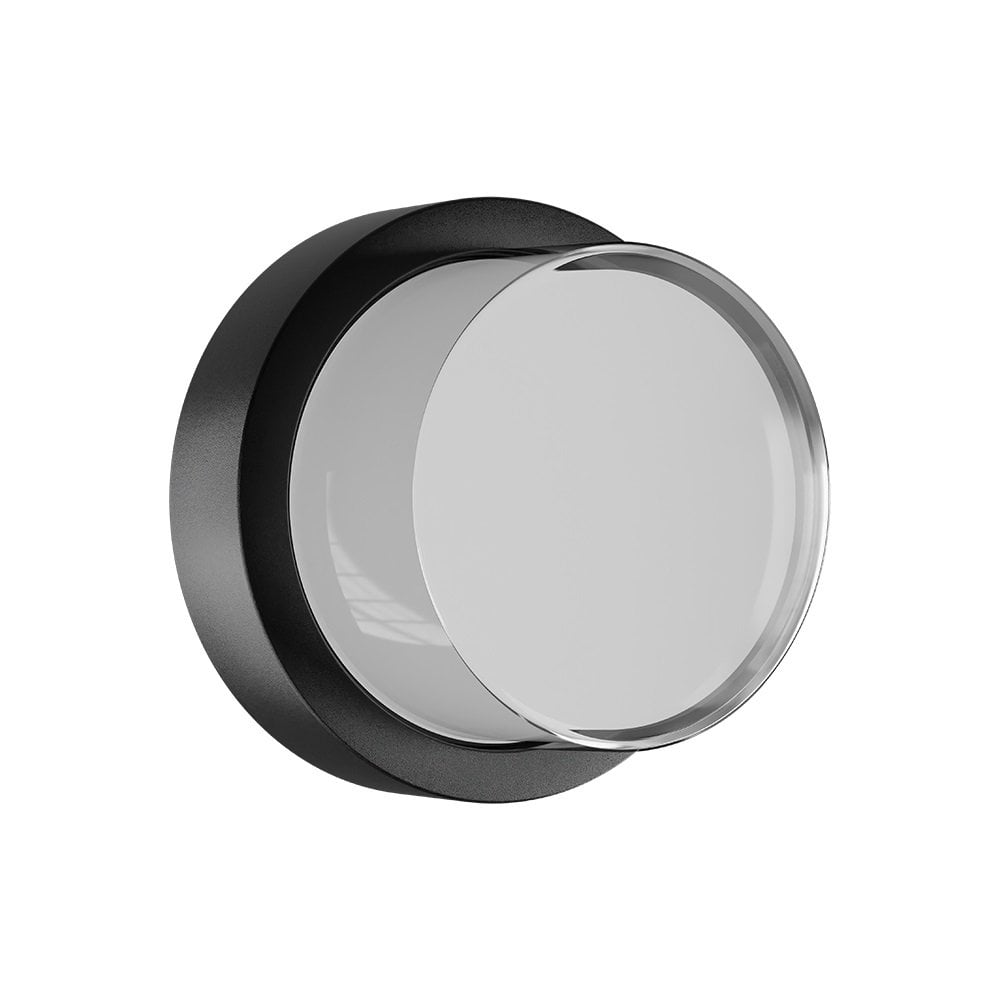 Braytron BG38-01001 15 Watt Siyah Kasa Yuvarlak Dış Mekan LED Aplik - Gün Işığı (3000K)