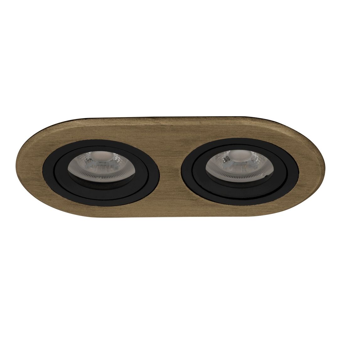 goldX ZE808-PE 2x12 Watt Prinç Eskitme Sıva Altı İkili Oval LED Spot (SAMSUNG LED & EAGLERISE Driver)