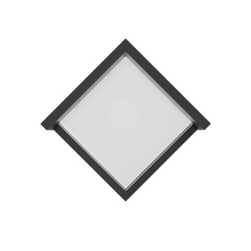 Braytron BG38-01101 15 Watt Siyah Kasa Kare Dış Mekan LED Aplik - Gün Işığı (3000K)