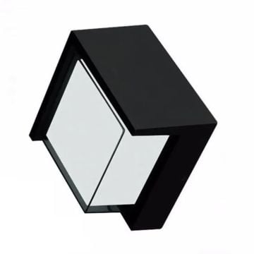 CATA CT-7078 7 Watt Siyah Kare Dış Mekan LED Aplik - Gün Işığı (3200K)