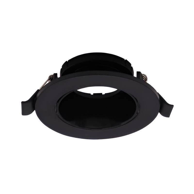 JUPITER JK718 S Siyah Sıva Altı Yuvarlak Spot Kasası (Plastik)