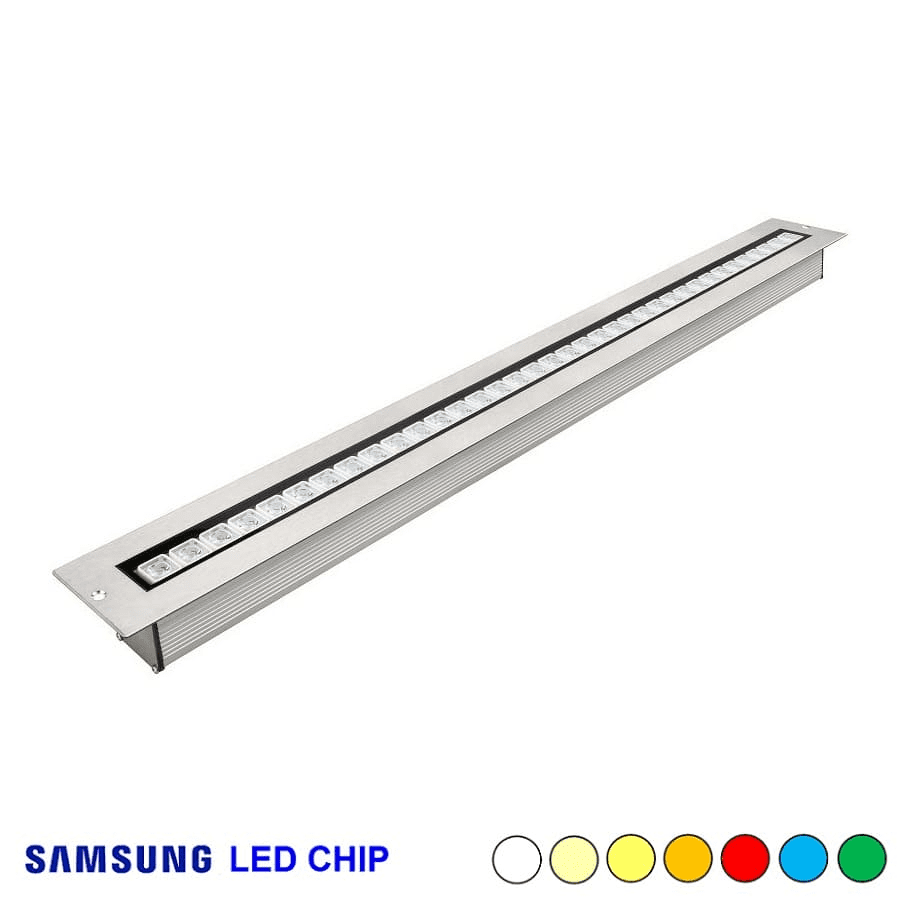36 Watt 100 cm Sıva Altı SAMSUNG LED Wallwasher Dış Cephe Aydınlatma Armatürü
