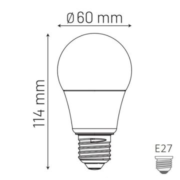 MONO 100-070135-301 7 Watt Gün Işığı (3000K) LED Ampul