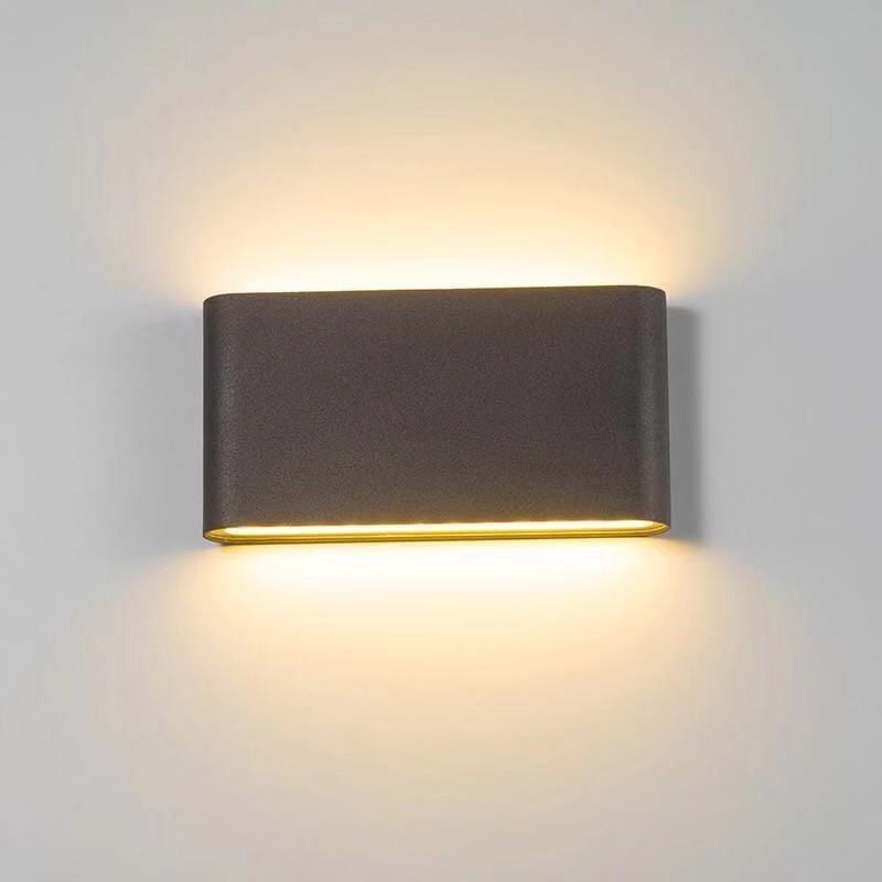 MOLLED MOL8007 2x5 Watt Siyah Dış Mekan LED Aplik - Metal Gövde - Gün Işığı (3000K)