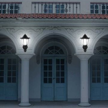 CATA CT-7110 PARMA Siyah Bahçe Apliği (ABS Plastik - E27 Duylu)