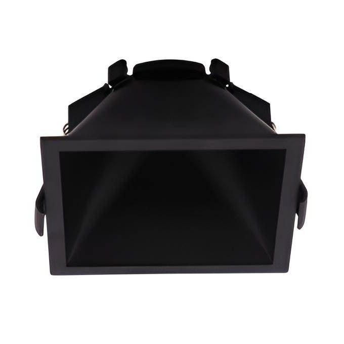 JUPITER JK660 S Siyah Sıva Altı Kare Spot Kasası (Plastik)