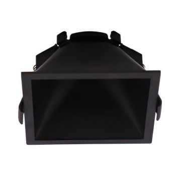 JUPITER JK660 S Siyah Sıva Altı Kare Spot Kasası (Plastik)