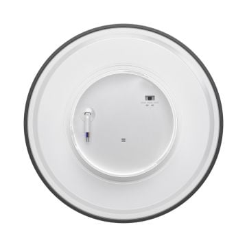 Braytron BG37-00281 12 Watt Siyah Kasa Yuvarlak Dış Mekan LED Aplik - 3 Işık Renkli (Beyaz + Ilık Beyaz + Gün Işığı)