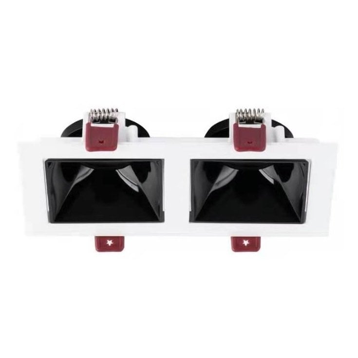 MOLLED MOL4155M 2x8 Watt Beyaz-Siyah Sıva Altı İkili LED Spot (SAMSUNG/OSRAM/PHILIPS LED & EAGLERISE/PHILIPS/LIFUD Driver)