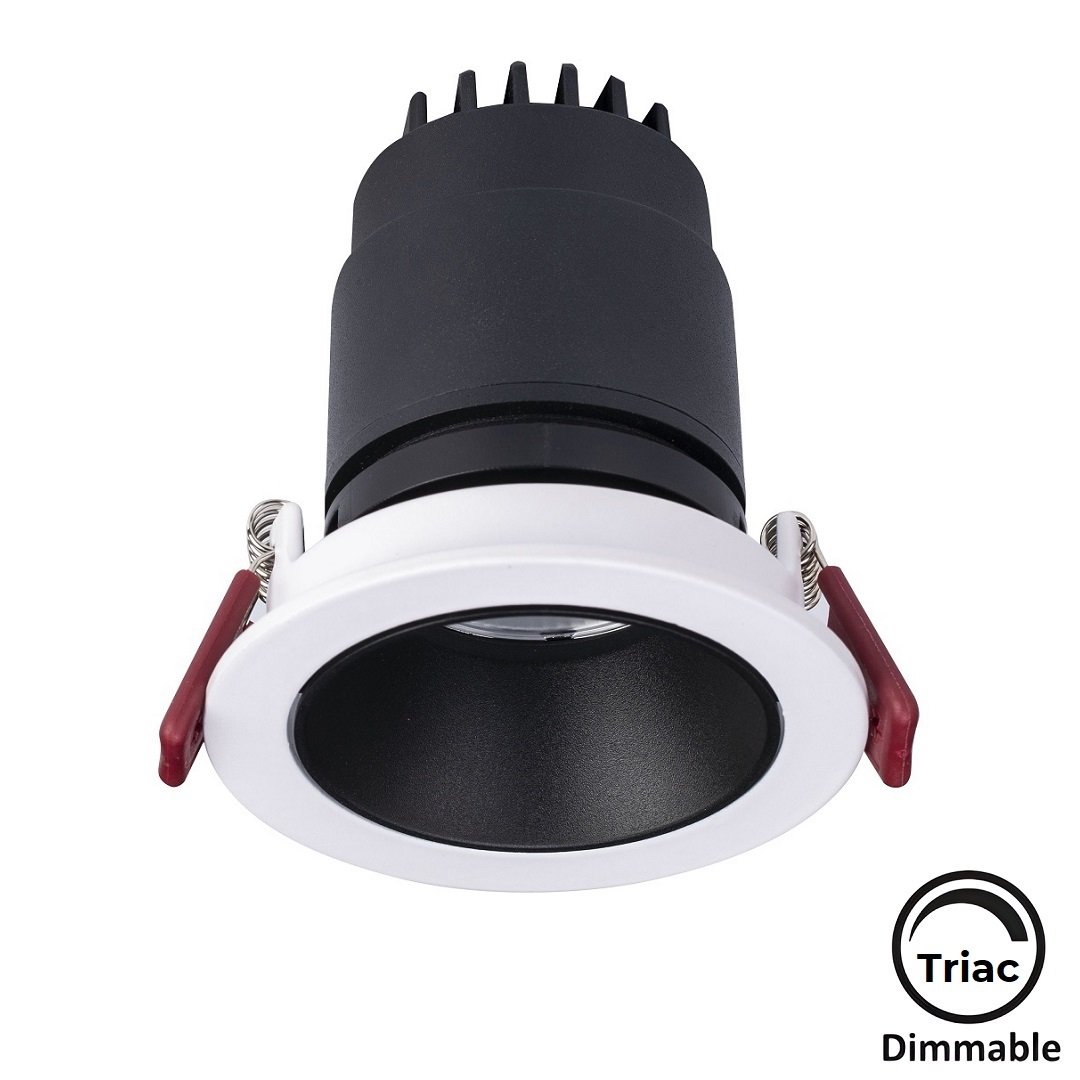 MOLLED MOL4135SBM Triac Dimli 8 Watt Beyaz-Siyah Sıva Altı LED Spot (SAMSUNG/OSRAM/PHILIPS LED & EAGLERISE/PHILIPS/LIFUD Driver)