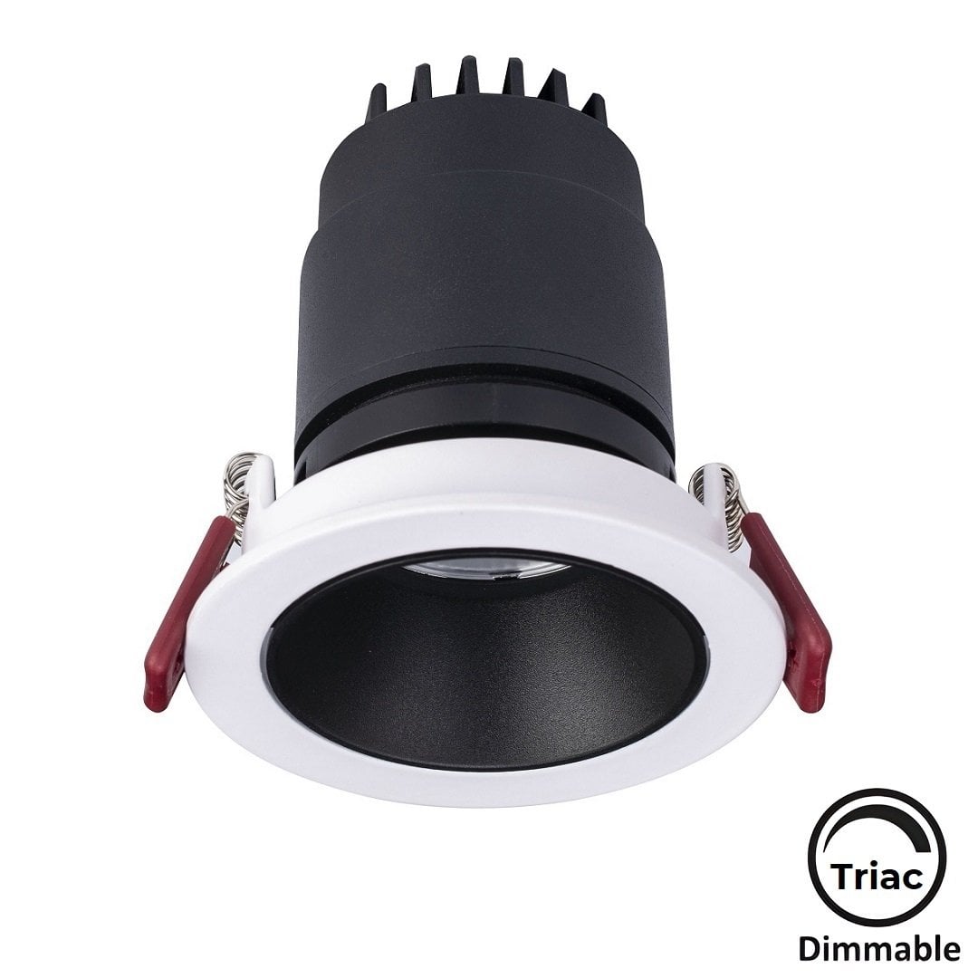 MOLLED MOL4135SBM Triac Dimli 12 Watt Beyaz-Siyah Sıva Altı LED Spot (SAMSUNG/OSRAM/PHILIPS LED & EAGLERISE/PHILIPS/LIFUD Driver)