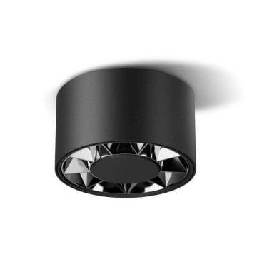 JUPITER LC501 S SK 12 Watt 10x6 cm Siyah-Koyu Krom Sıva Üstü LED Spot - Metal - Gün Işığı (3000K)