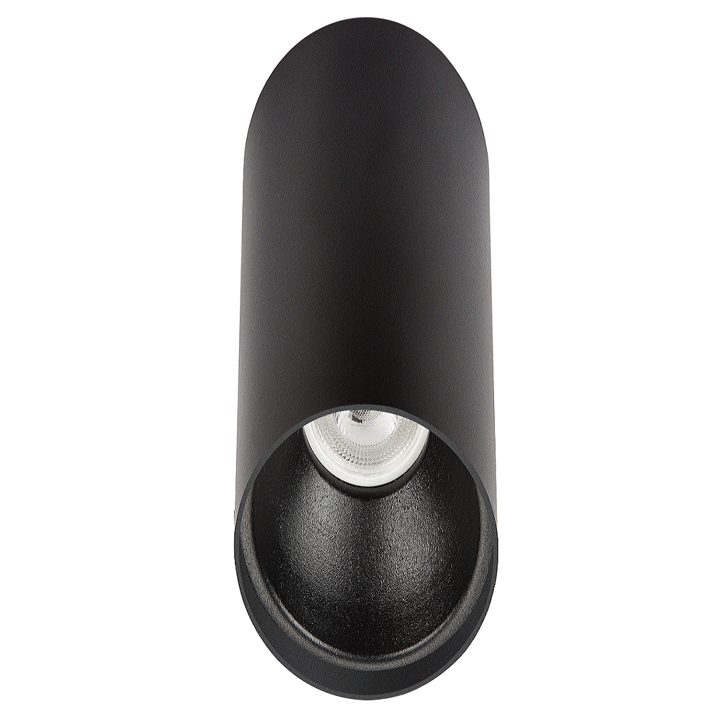 8x14 cm Siyah Sıva Üstü Silindir Spot