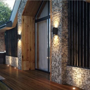 CATA CT-7104 MALDİV Antrasit Çift Yönlü Dış Mekan Aplik (GU10 Duylu)