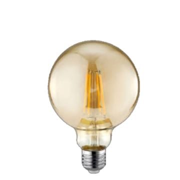 HELIOS HS 2061 6 Watt Şeffaf Camlı G95 Rustik LED Ampul