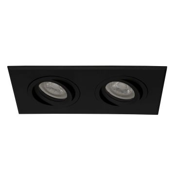 goldX ZE819-BK 2x12 Watt 2x12 Watt Siyah Sıva Altı İkili LED Spot (SAMSUNG LED & EAGLERISE Driver)