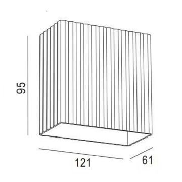 JUPITER JC082-A Gold Sıva Üstü İkili Spot Kasası - Metal