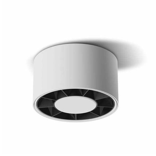 JUPITER LC501 B&S 12 Watt 10x6 cm Beyaz-Siyah Sıva Üstü LED Spot - Metal - Gün Işığı (3000K)