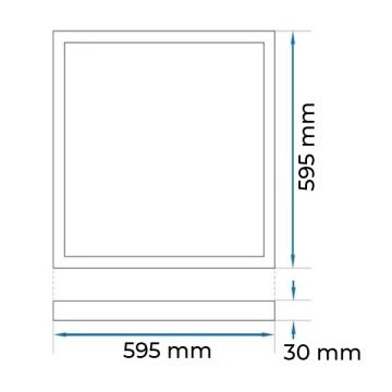 K2 GLOBAL KDL4140-1 36 Watt TSE Sertifikalı 60x60 Backlight LED Panel (Yüksek Lümen)