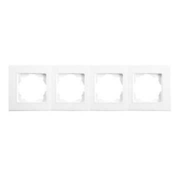 VİKO Linnera 90480004 Dörtlü Yatay Çerçeve [Beyaz]