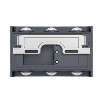 Braytron BG38-03382 6 Watt Gri Kasa Tek Yönlü Dış Mekan LED Aplik - 3 Işık Renkli (Beyaz + Ilık Beyaz + Gün Işığı)