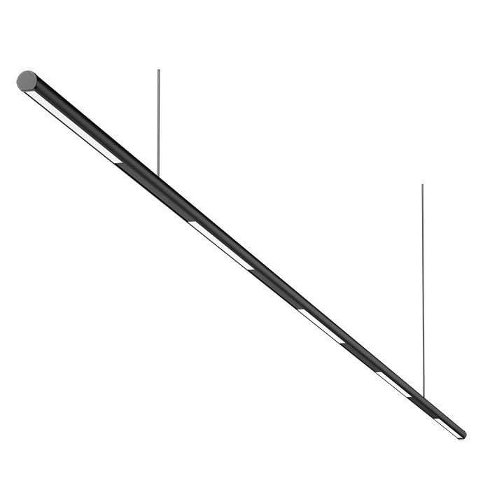 GOYA GY 8012-2 Siyah/Beyaz/Gri Kasa 25 Watt 180 cm Silindirik Lineer Sarkıt Armatür