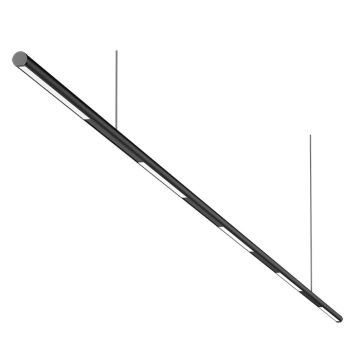 GOYA GY 8012-2 Siyah/Beyaz/Gri Kasa 25 Watt 180 cm Silindirik Lineer Sarkıt Armatür