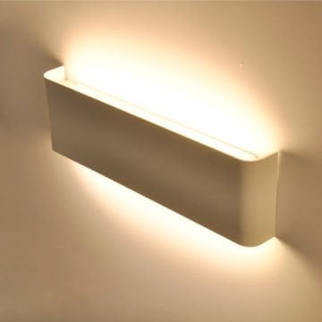 MOLLED MOL8017-B 2x9 Watt Beyaz Çift Yönlü LED Aplik (Metal Gövde)