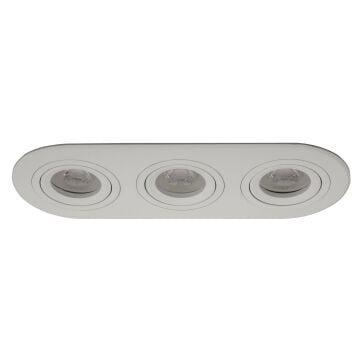 goldX ZE809-WH 12 Watt Beyaz Sıva Altı Üçlü Oval LED Spot (SAMSUNG LED & EAGLERISE Driver)