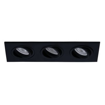 goldX ZE848-BK 3x12 Watt Siyah Sıva Altı Üçlü LED Spot (SAMSUNG LED & EAGLERISE Driver)